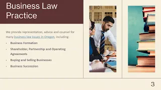 Lawyer Oregon McKean Smith LCC Business Law Practice