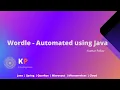 Wordle - Automated using Java