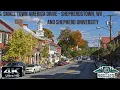 Small Town America Dash Cam Drive - Shepherdstown West Virginia and Shepherd University