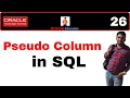 Apps Technical 26 Pseudo Column in sql