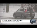 Winter weather challenges drivers during historic November snowfall