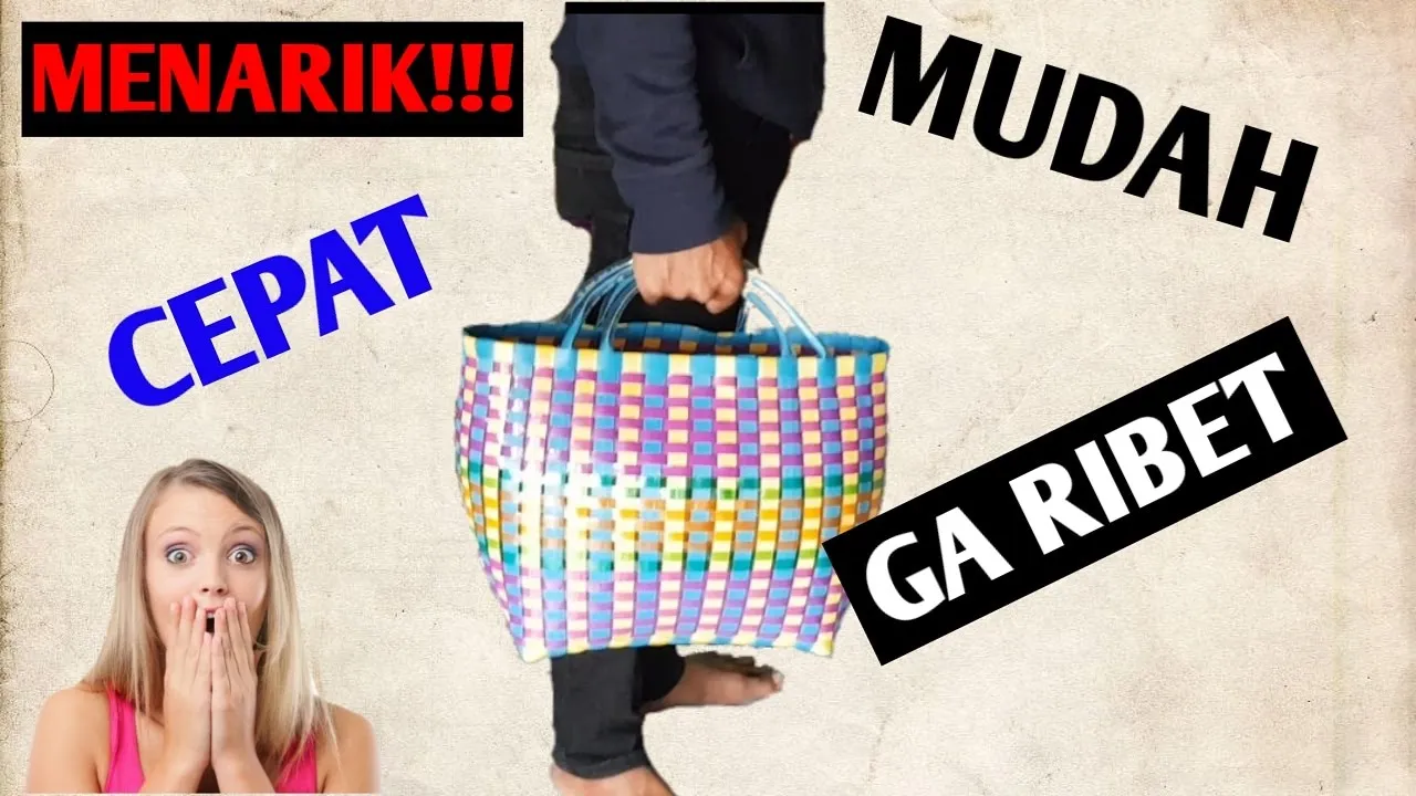 cara membuat tas dari bungkus kopi