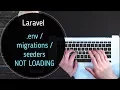 Accesing Laravel env variables in blade env seeders are not loading