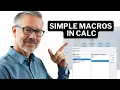 Easy Macro Recording in Calc 2025 Made SIMPLE