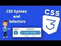 CSS Syntax And Selectors CSS Declarations CSS Properties CSS Value In Hindi
