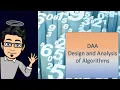 What is an Algorithm DAA Design and Analysis of Algorithms part 1
