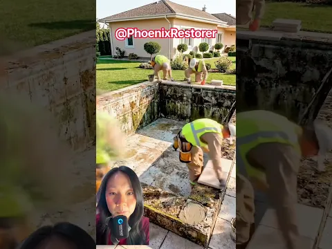 Sulap kolan ikan jadi kolam renang⁉️😱🥰@PhoenixRestorer