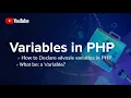 Variables in PHP How to Declare variables in PHP What is a Variable Infinity - IT