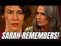 Sarah s Shocking Flashback Sarah Remembers Her Accident Night Is Fiona Busted Days of Our Lives