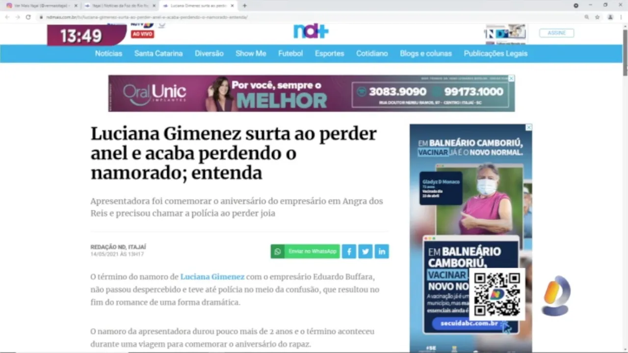 Famosa surtou ao perder anel que vale um milhão de reais, e filha da Xuxa oficializou casamento