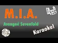 Download Lagu M.I.A. - Avenged Sevenfold | Karaoke Version | AbadOwO