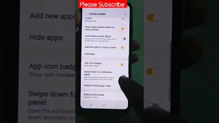Open Notification Panel By Swiping Down Anywhere On The Homescreen Shorts Samsung Notification 