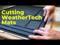 How hard is it to cut a WeatherTech SinkMat to the perfect size