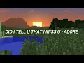 Download Lagu ADORE - Did i tell u that i miss u // Lyrics) 