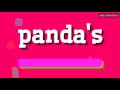 Download Lagu PANDA'S - HOW TO PRONOUNCE PANDA'S?