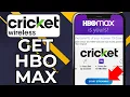 HOW TO GET HBO MAX WITH CRICKET 2026