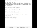 Creating Functions in JavaScript using Function Expression - JavaScript 57