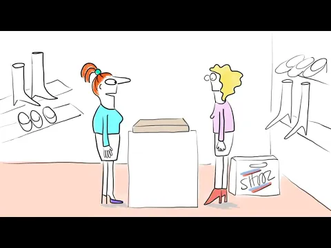 'The Anxious Person and Returning Something to the Shop'. Animated Short Film.