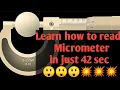 How to Read Micrometer How to use Micrometer Micrometer