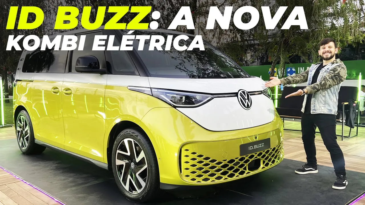 VW ID. Buzz 2023: A NOVA KOMBI CHEGOU! (ELÉTRICA E COM MUITA TECNOLOGIA) VEM PRO BRASIL?