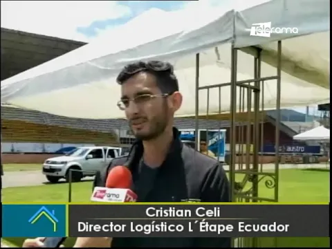 Se realiza el montaje para la feria de L'Étape Ecuador