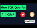 Run Multiple SQL Queries from Excel with VBA