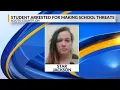 Scioto County student arrested for making school threats