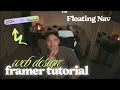 Framer Tutorial Floating Navigation Bar Download and use for free