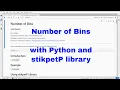 Python - Number of Bins with stikpetP
