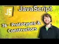 JavaScript Programming Tutorial 76 - Prototypes and Constructors