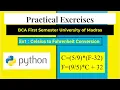Python Programs for Beginners Ex 1 Celsius to Fahrenheit Conversion