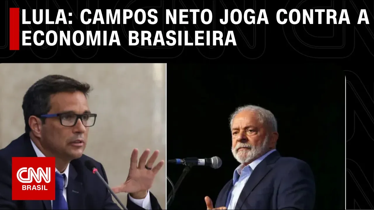 Lula: Campos Neto joga contra a economia brasileira | CNN 360°