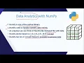 Data Analytics using NumPy In Python Part - 2