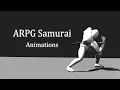 ARPG Samurai Animations Unity