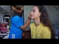 Download Lagu Little Brother Does My Makeup Challenge! // Feat. Iryan