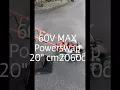 Black and Decker 60V MAX cm2060c cordless mower