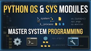 86 Python OS SYS Modules Explained File System Environment Variables Command Line More