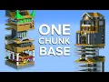 We Built a ONE CHUNK Minecraft Base