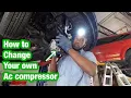 Replacing ac compressor and expansion valve on Hyundai accent