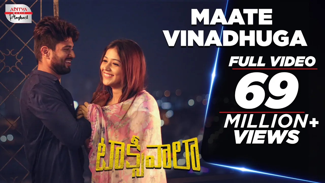 Maate Vinadhuga Telugu Video Song || Taxiwaala Movie || Sid Sriram Hits| Telugu Romantic Melody.