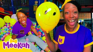 Meekah's Indoor Playground Adventure 🎈  Balloons & Ball Pits 😀 Fun for Kids | After School Club