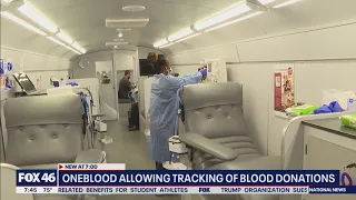 OneBlood now allowing donors to track blood donation
