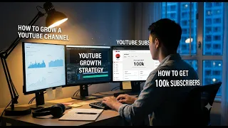 How to grow a YouTube channel | YouTube growth strategy | How to get 100k subscribers
