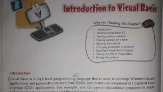 Class-8th Chapter-5 Introduction to Visual basic Part-1