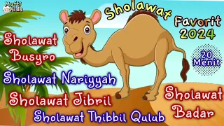 sholawat anak favorit 2024 sholawat jibril shalawat badar nariyah thibbil qulub busyro