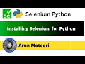 Installing Selenium for Python Selenium Python