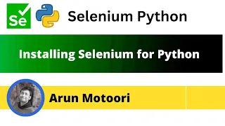 Installing Selenium for Python Selenium Python