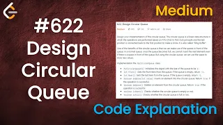 Design Circular Queue Live Coding with Explanation Leetcode - 622