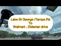 Walmart Supercenter Oldsmar drive from Lake St Rd Drive