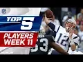 Top 5 Player Performances Week 11 NFL Highlights